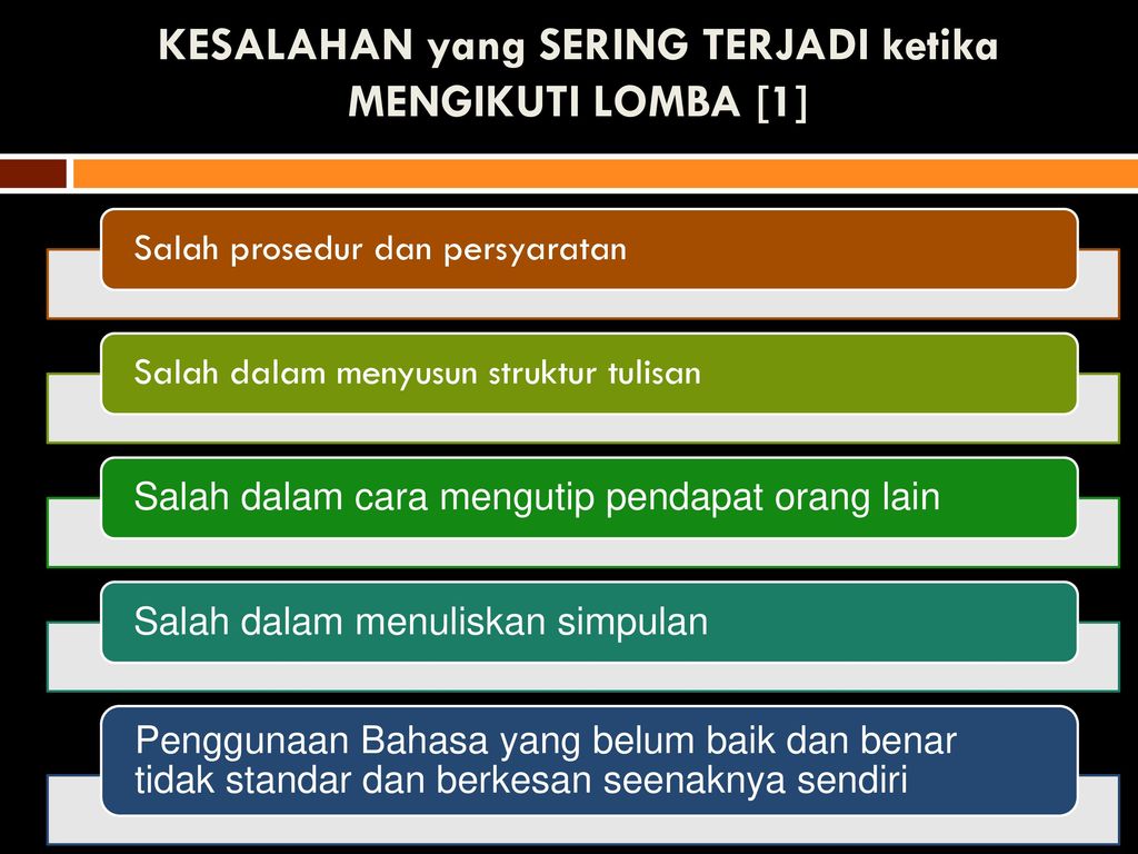 Pembekalan Penulisan Karya Ilmiah: Menuju Mahasiswa Berprestasi - Ppt ...